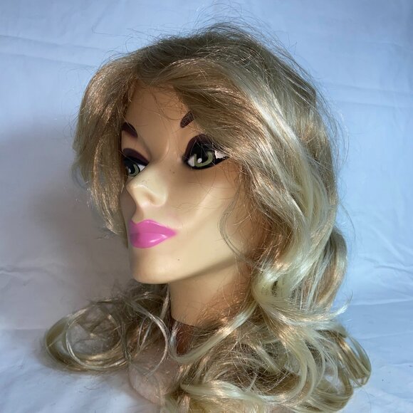 H&B PASION FOR FASHION LONG 70S FARRAH BLOND WIG - Picture 4 of 10